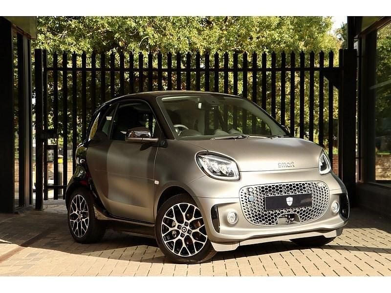 Grey/black Used 2022 Smart ForTwo Electric Drive Prime Exclusive Coupe | £12,900 (Expensive) - Image 1/4