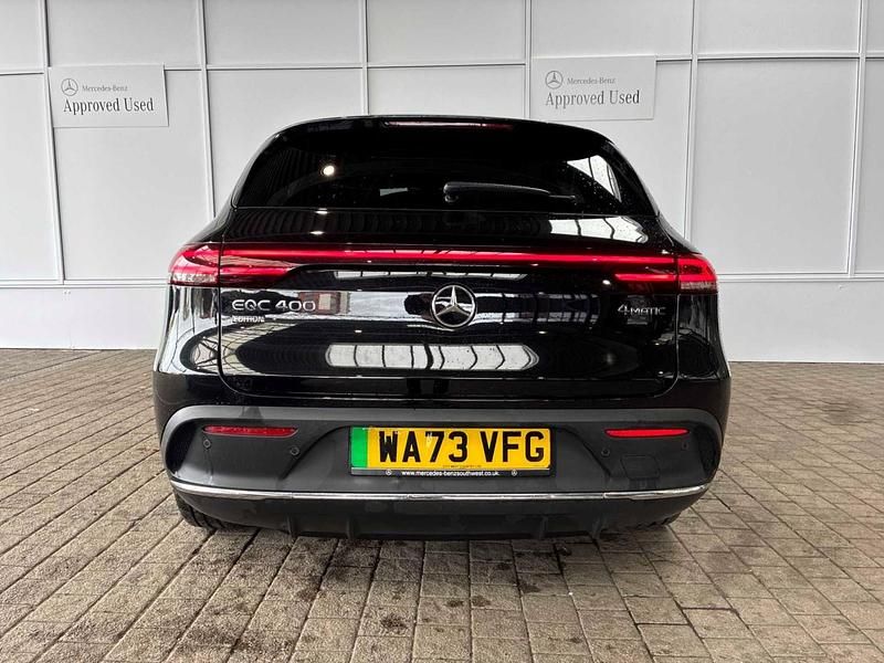 Used Mercedes EQC400 AMG line 300 kW (408 HP) 2023 Black SUV