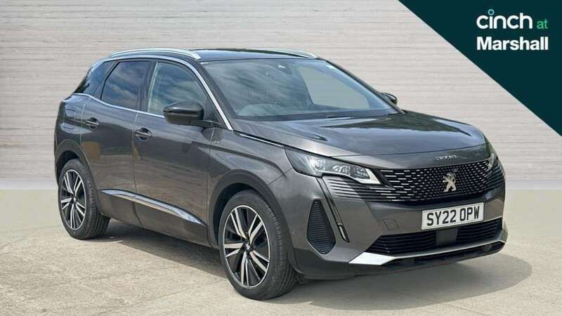 Grey Used 2022 Peugeot 3008 Premium SUV | £19,181 (Fair price) - Image 1/4