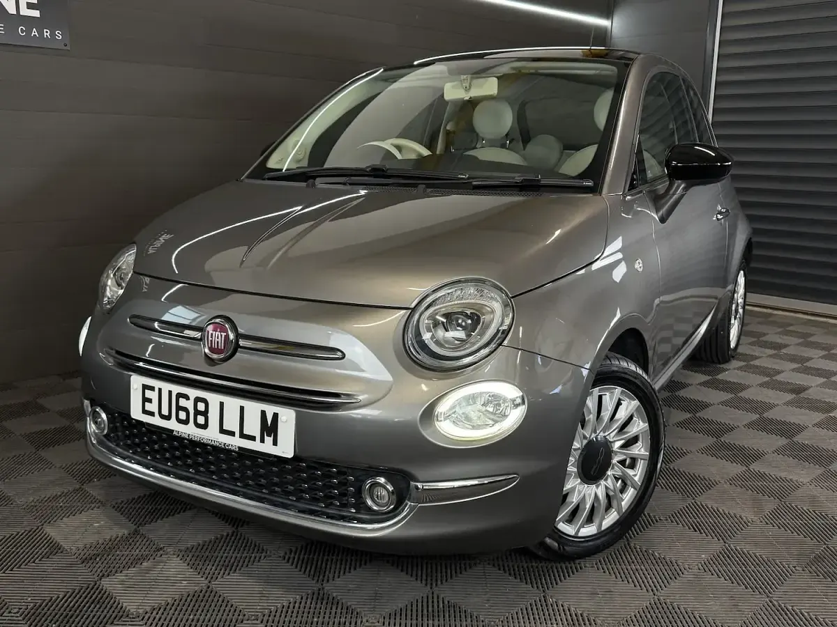 Used Fiat 500 Lounge 69 HP (50 kW) 2018 Grey Hatchback
