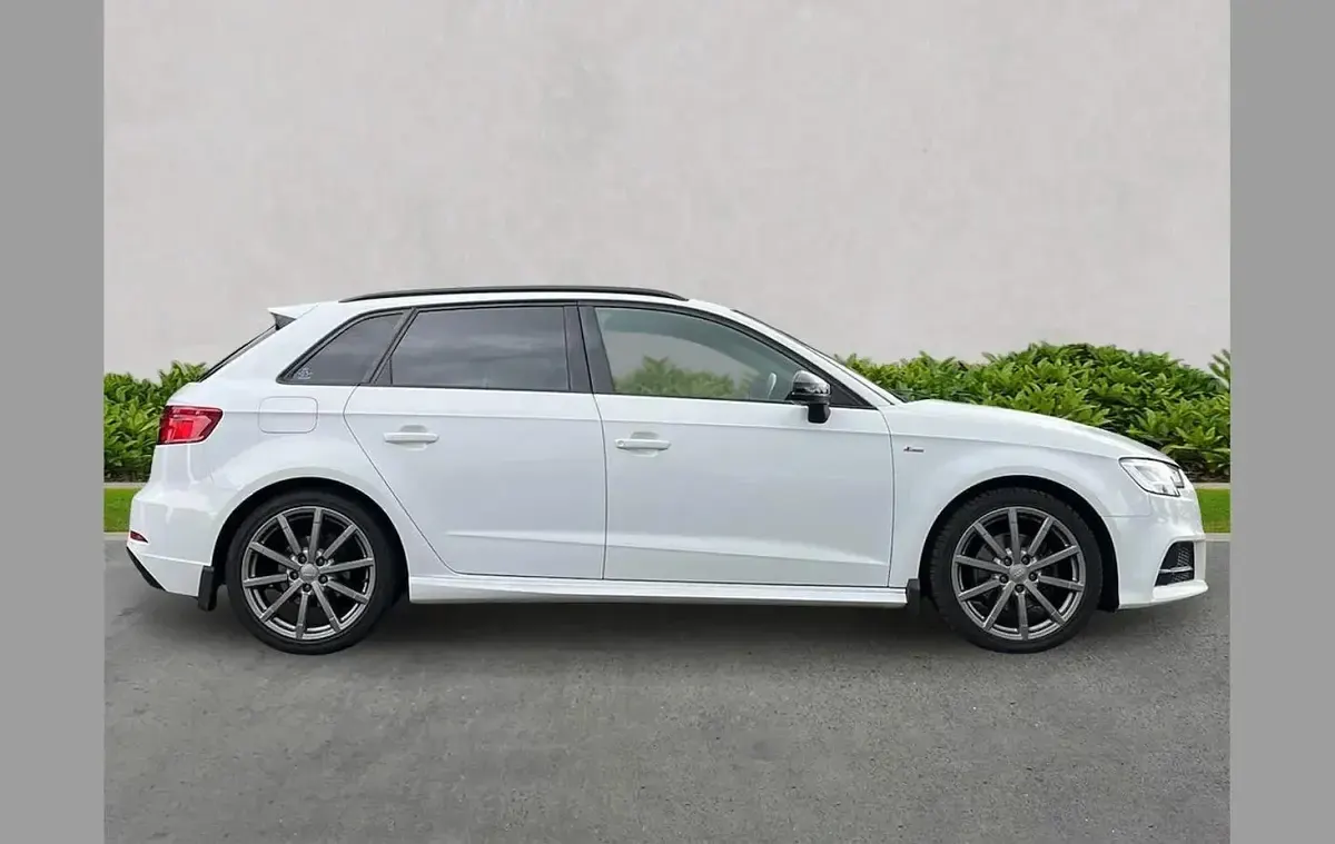 Used Audi A3 Black Edition 113 HP (83 kW) 2019 White Sedan