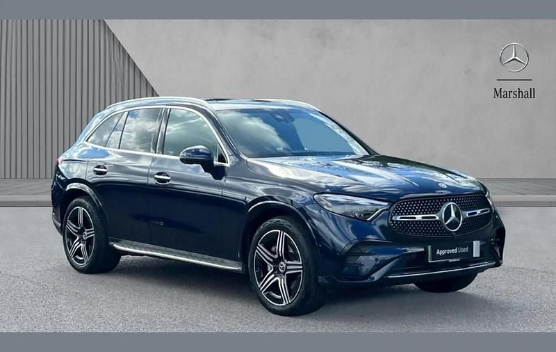 Used Mercedes GLC300 AMG Line Premium 269 HP (197 kW) 2023 Nautic blue metallic SUV