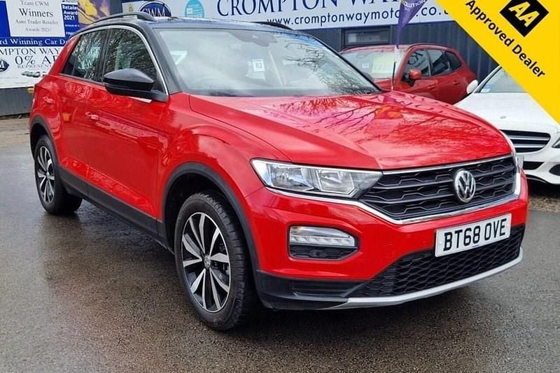 Used VW T-Roc SE 115 HP (84 kW) 2018 Red SUV