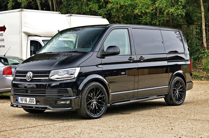 Black Used 2018 VW T6 Highline Van | £20,495 - Image 1/2