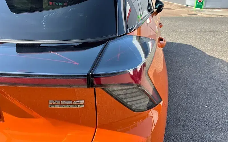 Used MG MG4 EV Trophy 150 kW (204 HP) 2023 Orange Hatchback