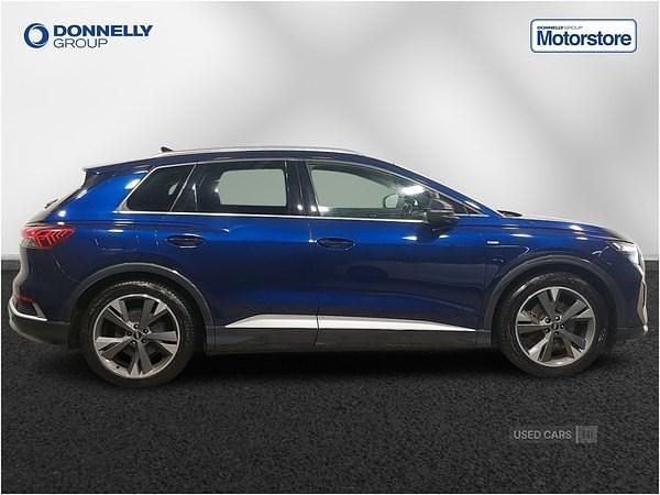 Used Audi Q4 e-tron S-Line 125 kW (170 HP) 2021 Blue SUV
