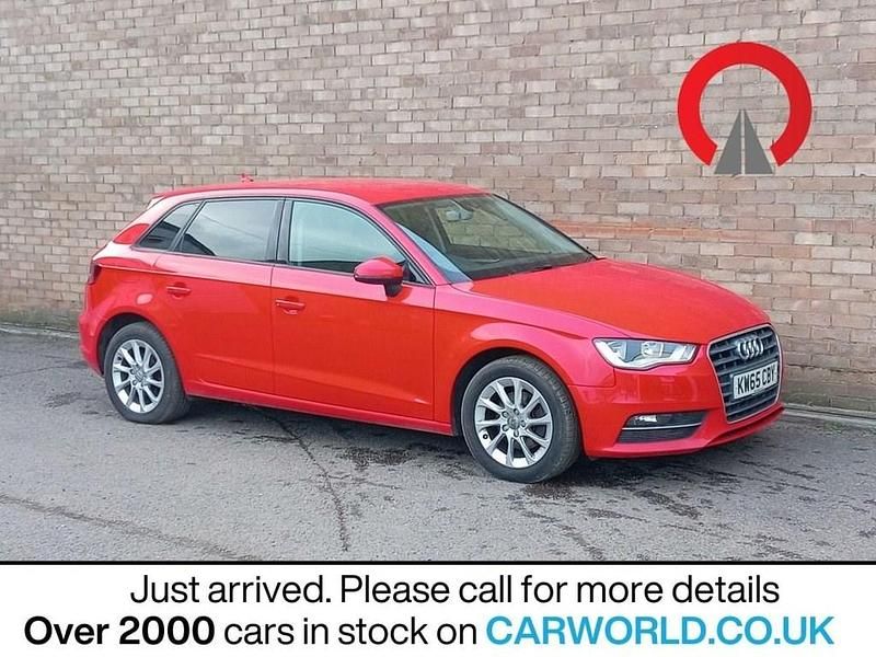 Used Audi A3 Sportback Design 110 HP (80 kW) 2015 Red Hatchback