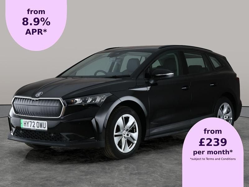 Black Used 2022 Skoda Enyaq iV ecoSuite SUV | £17,170 (Fair price) - Image 1/1