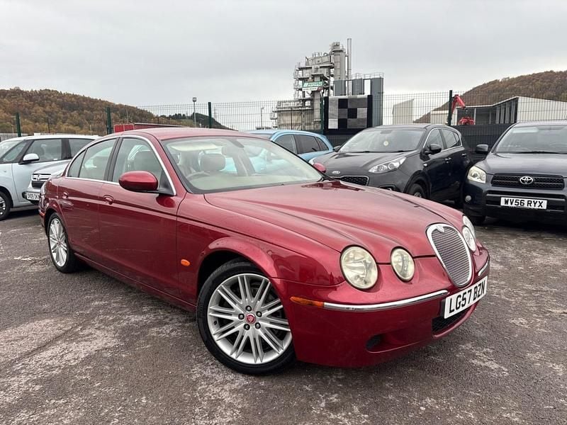Red Used 2007 Jaguar S-Type SE Sedan | £2,499 (Fair price) - Image 1/4