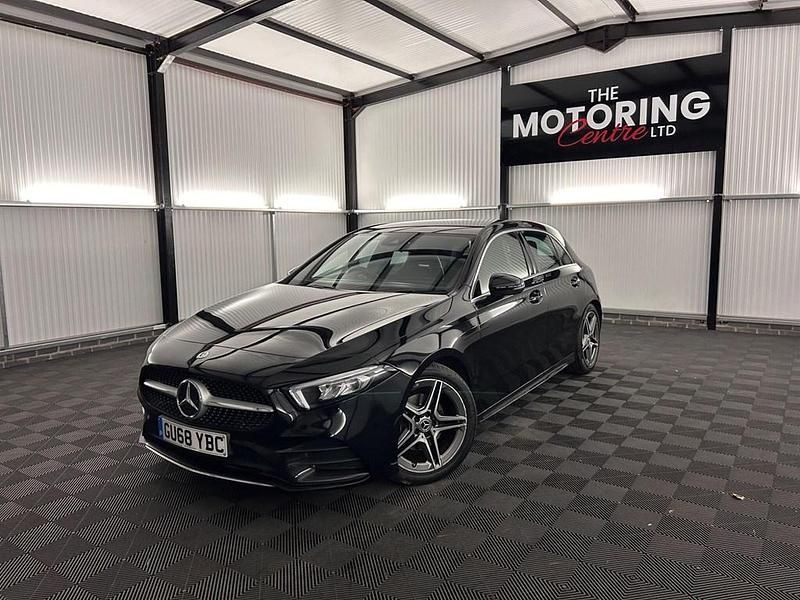Used Mercedes A200 AMG line 2018 Black Hatchback
