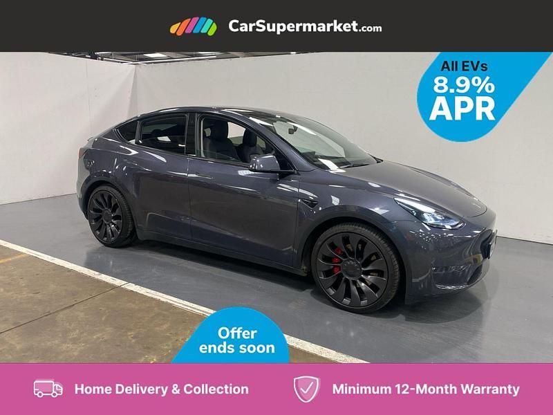 Grey Used 2023 Tesla Model Y Performance SUV | £30,997 (Fair price) - Image 1/3