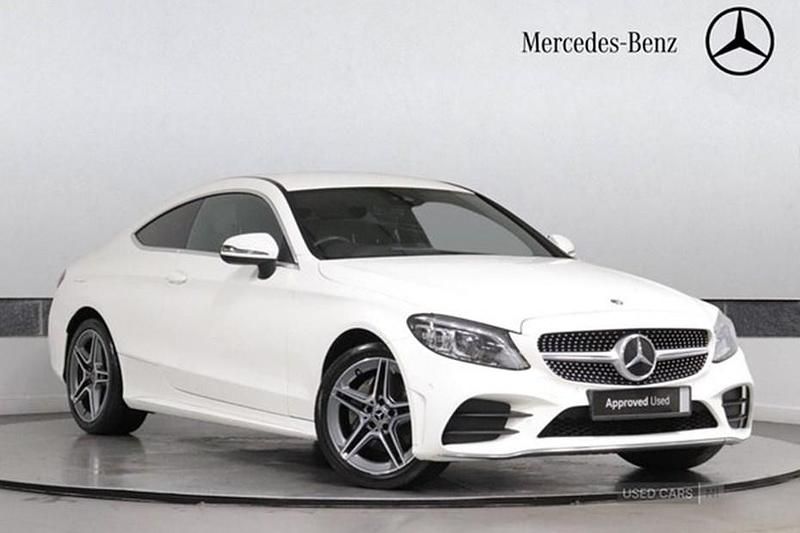 White Used 2020 Mercedes C180 AMG Line Premium Coupe | £19,995 (Expensive) - Image 1/1