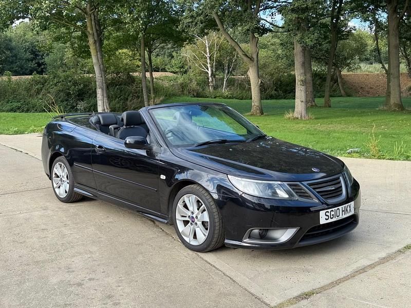 Black Used 2010 Saab 9-3 Cabriolet Aero Cabriolet | £5,495 - Image 1/4
