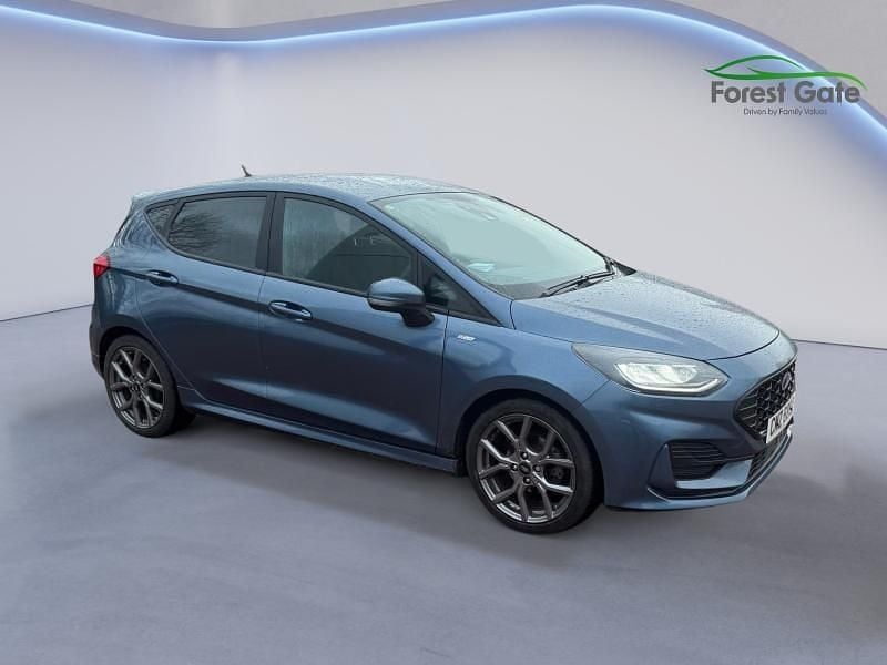 Used Ford Fiesta ST-Line 125 HP (91 kW) 2023 Blue Hatchback
