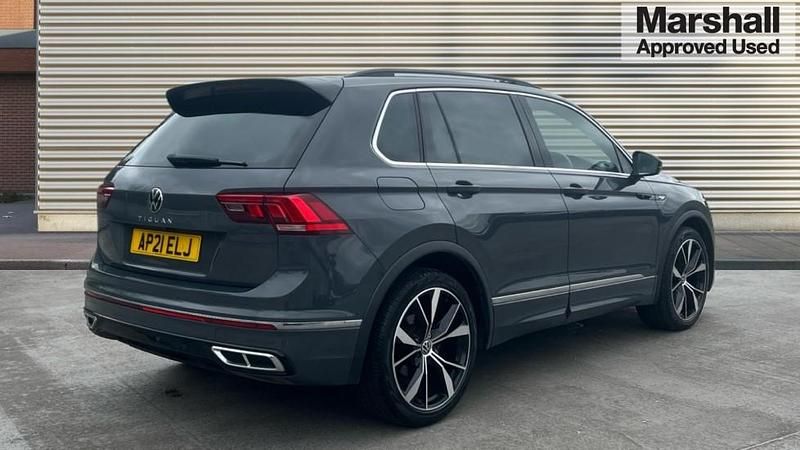 Used VW Tiguan R-line 150 HP (110 kW) 2021 Dolphin grey metallic SUV
