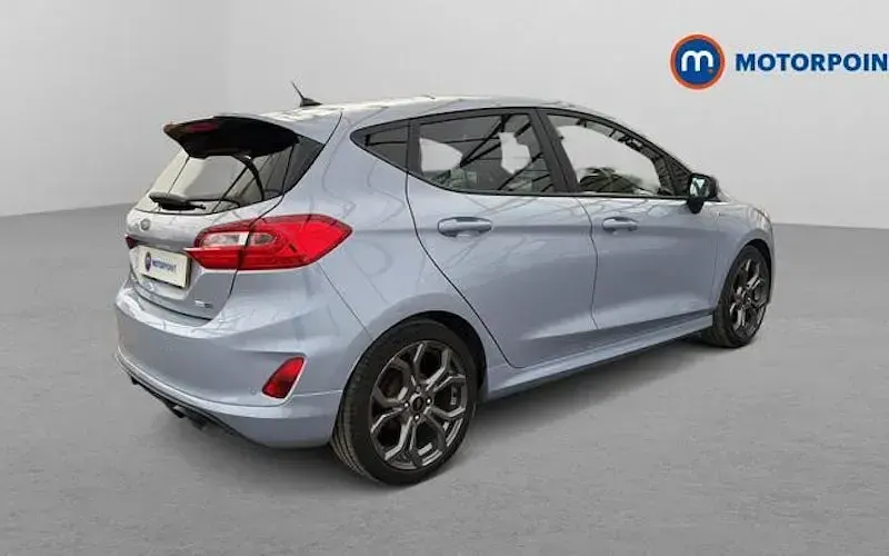 Used Ford Fiesta ST-Line 125 HP (91 kW) 2021 Blue Hatchback