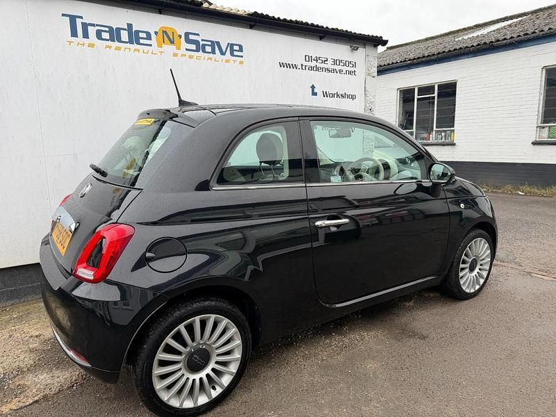 Used Fiat 500 Lounge 69 HP (50 kW) 2018 Black Hatchback