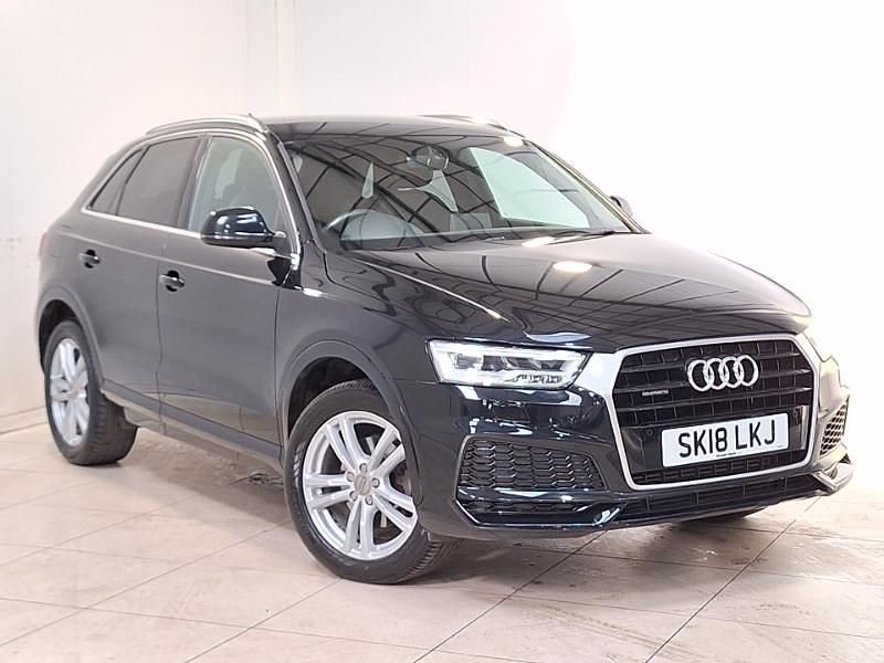 Used Audi Q3 S-Line 180 HP (132 kW) 2018 Black SUV