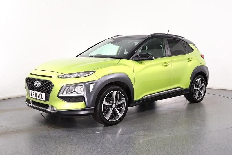 Used Hyundai Kona Premium 2018 Yellow SUV