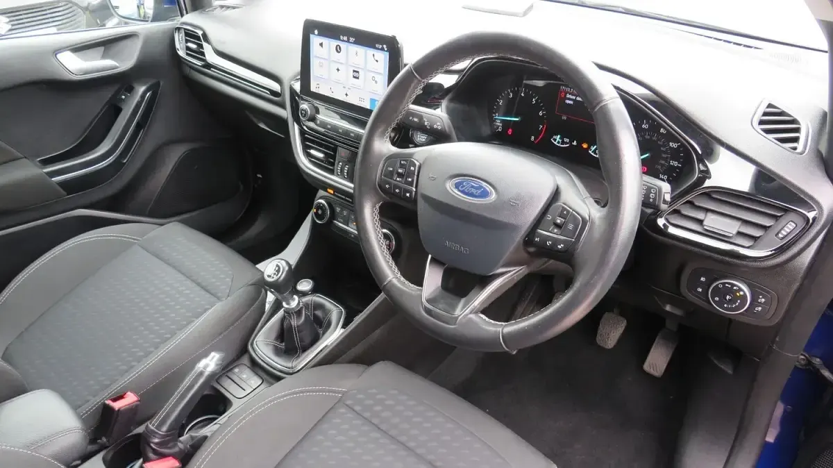 Used Ford Fiesta Titanium 2018 Blue Hatchback