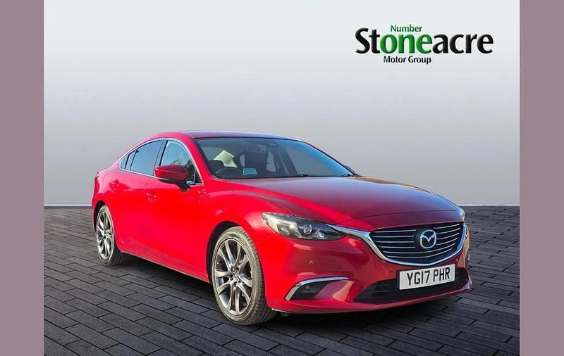Begagnad Mazda 6 Inclusive 162 HK (119 kW) 2017 Röd Sedan