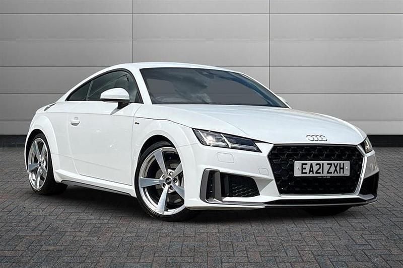 Glacier white Used 2021 Audi TT S-Line Coupe | £21,795 (Good price) - Image 1/4