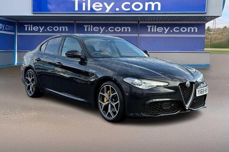 Black Used 2018 Alfa Romeo Giulia Veloce Sedan | £17,490 (Fair price) - Image 1/1