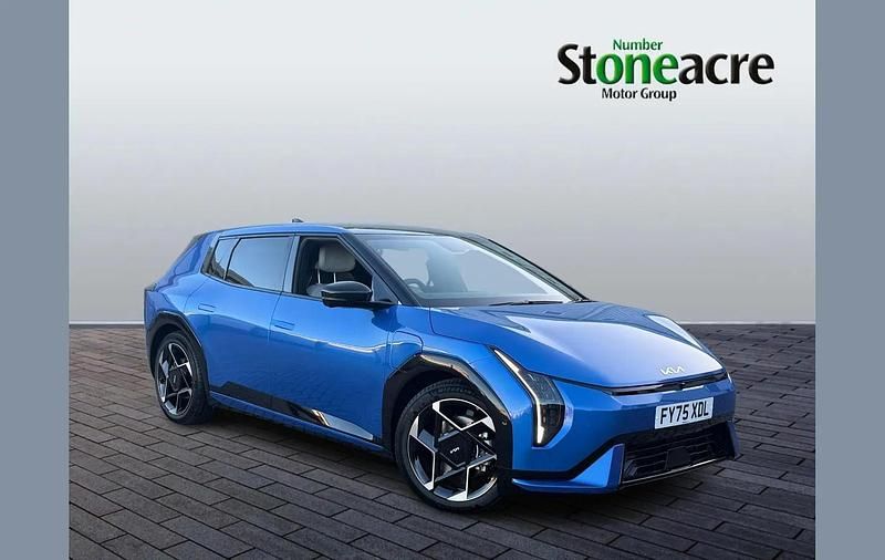 Blue New 2025 Kia EV4 GT-Line S Hatchback | £39,895 (Fair price) - Image 1/4