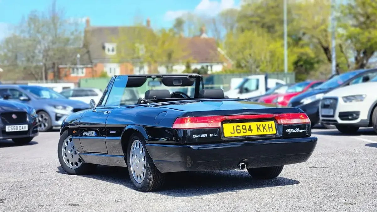 Used Alfa Romeo Spider 1997 Black Cabriolet