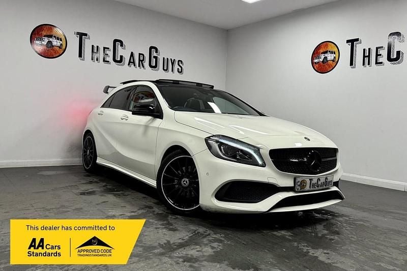 White Used 2017 Mercedes A200 AMG Line Premium Plus Hatchback | £10,989 (Fair price) - Image 1/4