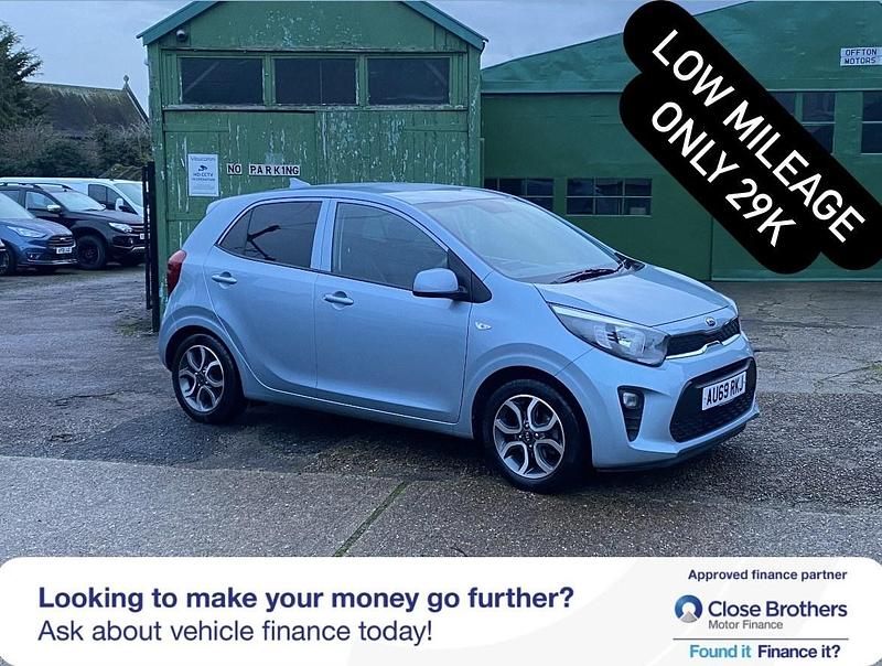 Used Kia Picanto 66 HP (48 kW) 2019 Blue Hatchback