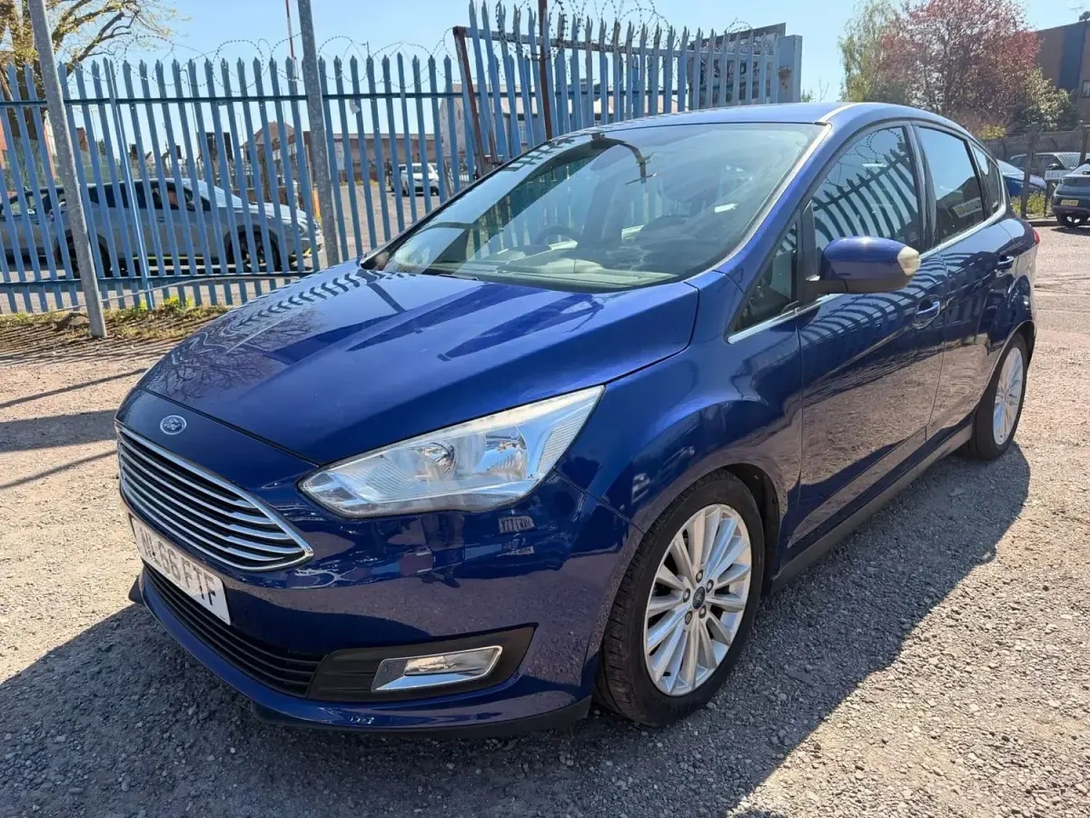 Second-hand Ford C-MAX Titanium 120 CP (88 kW) 2016 Albastru Monovolum