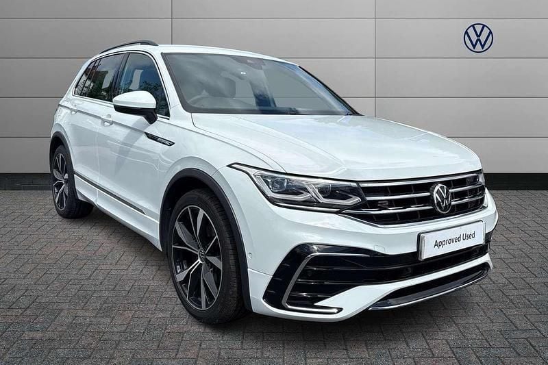 White Used 2021 VW Tiguan R-line SUV | £25,680 (Fair price) - Image 1/4