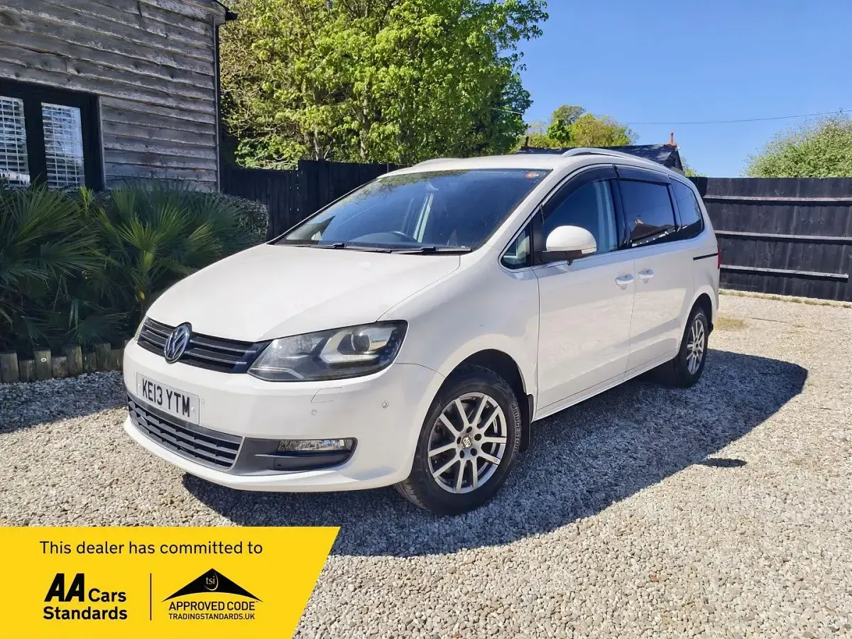 Used VW Sharan SE 150 HP (110 kW) 2015 White MPV