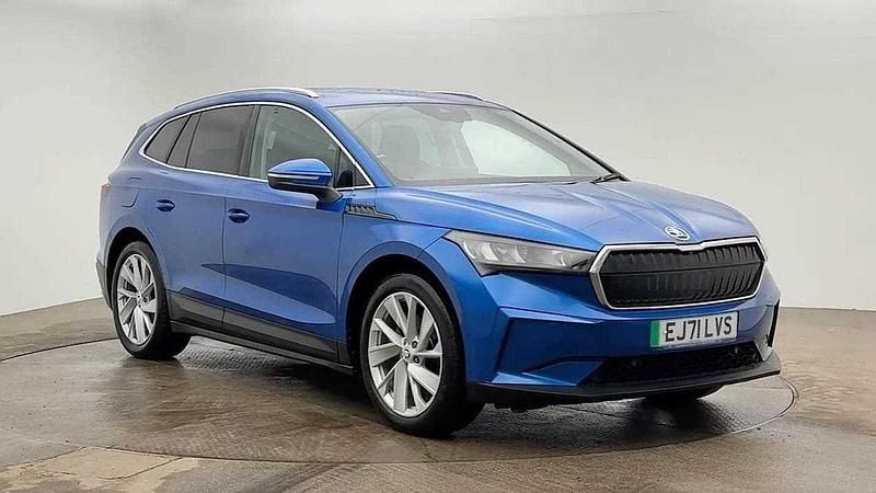 Used Skoda Enyaq iV Suite 97 kW (132 HP) 2021 Race blue metallic SUV