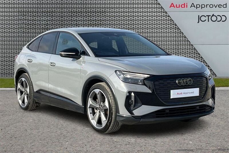 Grey Used 2024 Audi Q4 Sportback e-tron Black Edition SUV | £42,859 - Image 1/4