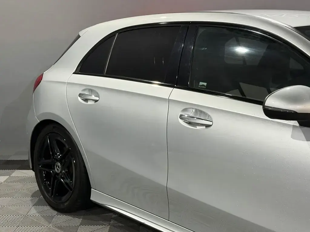 Used Mercedes A200 AMG Line Premium 147 HP (108 kW) 2019 Silver Hatchback
