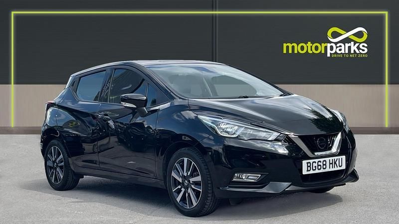 Black Used 2018 Nissan Micra Acenta Limited Edition Hatchback | £8,298 (Fair price) - Image 1/4