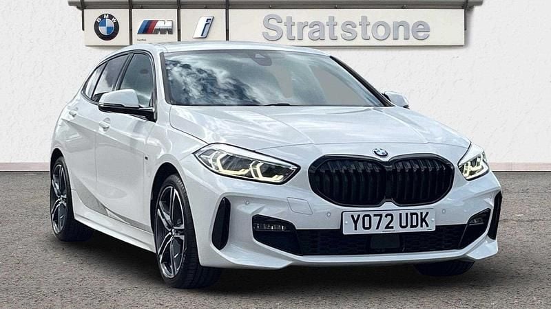 White Used 2022 BMW 118 M Sport Hatchback | £21,499 (Fair price) - Image 1/3