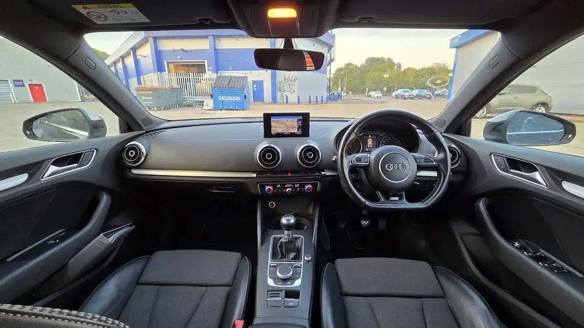 Used Audi A3 Sportback S-Line 2016 Black Hatchback