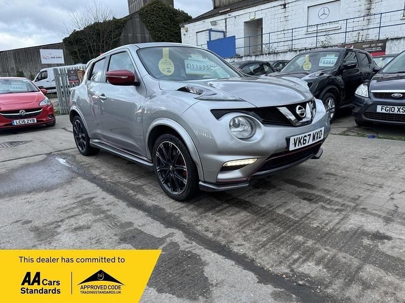 Silver Used 2017 Nissan Juke Nismo RS SUV | £10,995 (Expensive) - Image 1/4