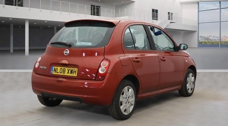 Used Nissan Micra Acenta 79 HP (58 kW) 2008 Red Hatchback