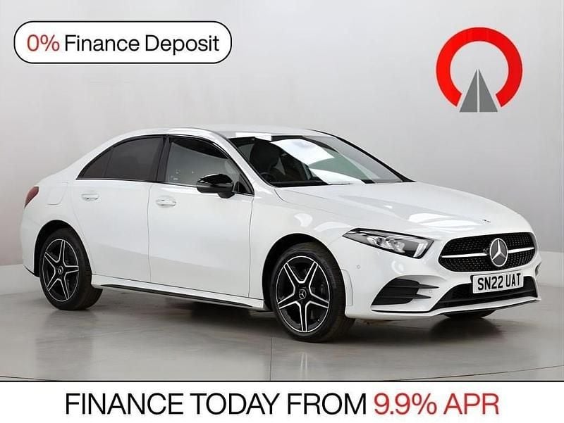 Used Mercedes A250 AMG line 218 HP (160 kW) 2022 White Sedan