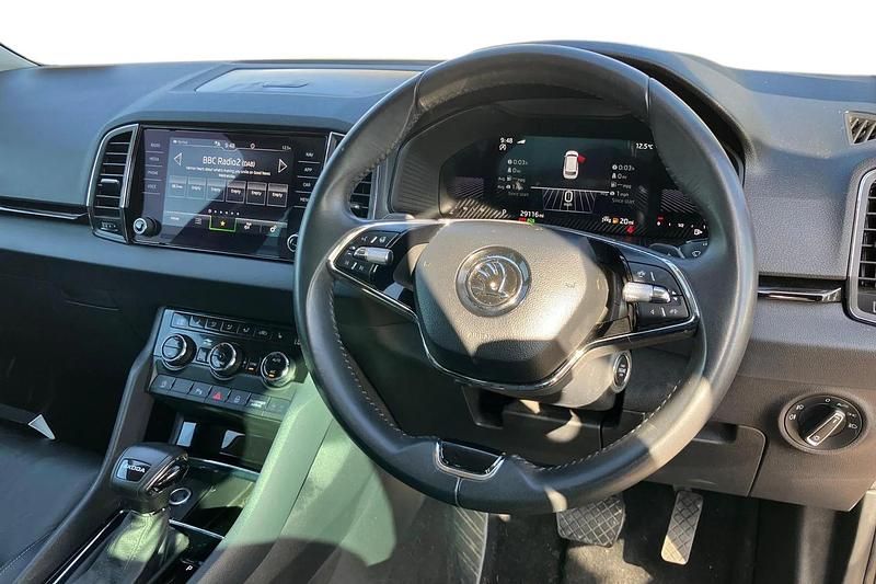 Used Skoda Karoq SE L 116 HP (85 kW) 2023 Red SUV