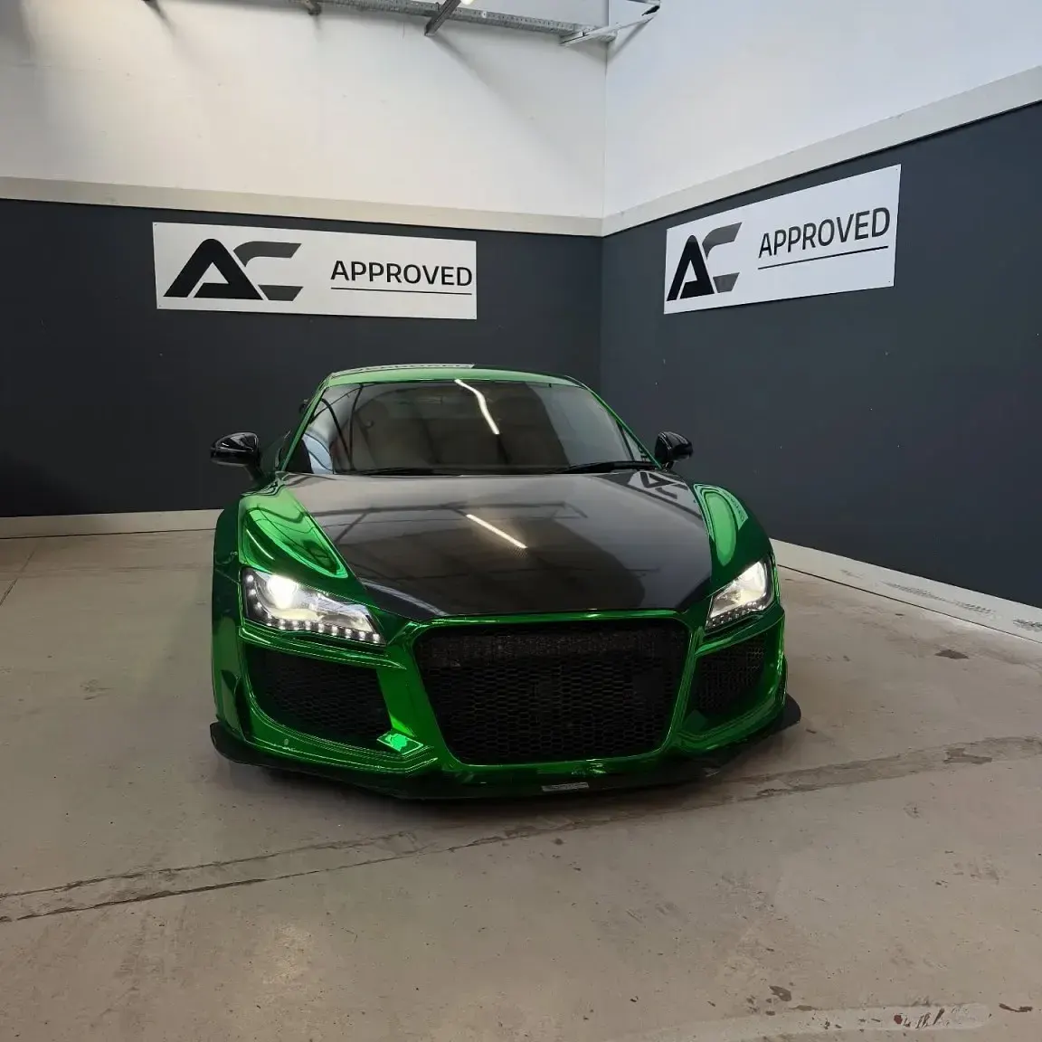 Begagnad Audi R8 Coupé Performance 2008 Grön Sportkupé