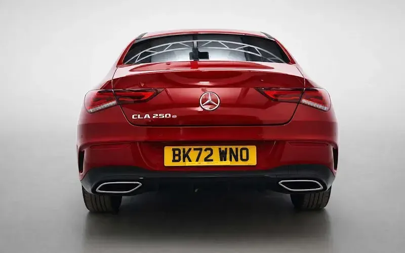 Used Mercedes E250 AMG line 218 HP (160 kW) 2022 Red Sedan