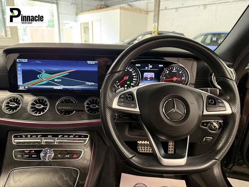 Used Mercedes E220 AMG line 194 HP (142 kW) 2018 Black Coupe