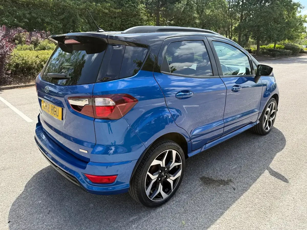 Used Ford Ecosport ST-Line 125 HP (91 kW) 2018 Blue SUV