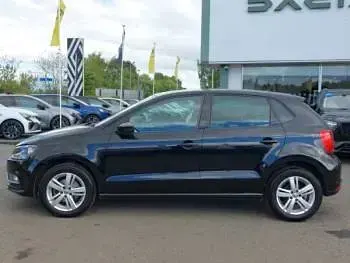 Used VW Polo Edition 90 HP (66 kW) 2017 Black Hatchback