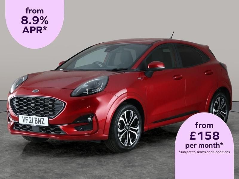 Red Used 2021 Ford Puma ST-Line Hatchback | £12,608 - Image 1/2